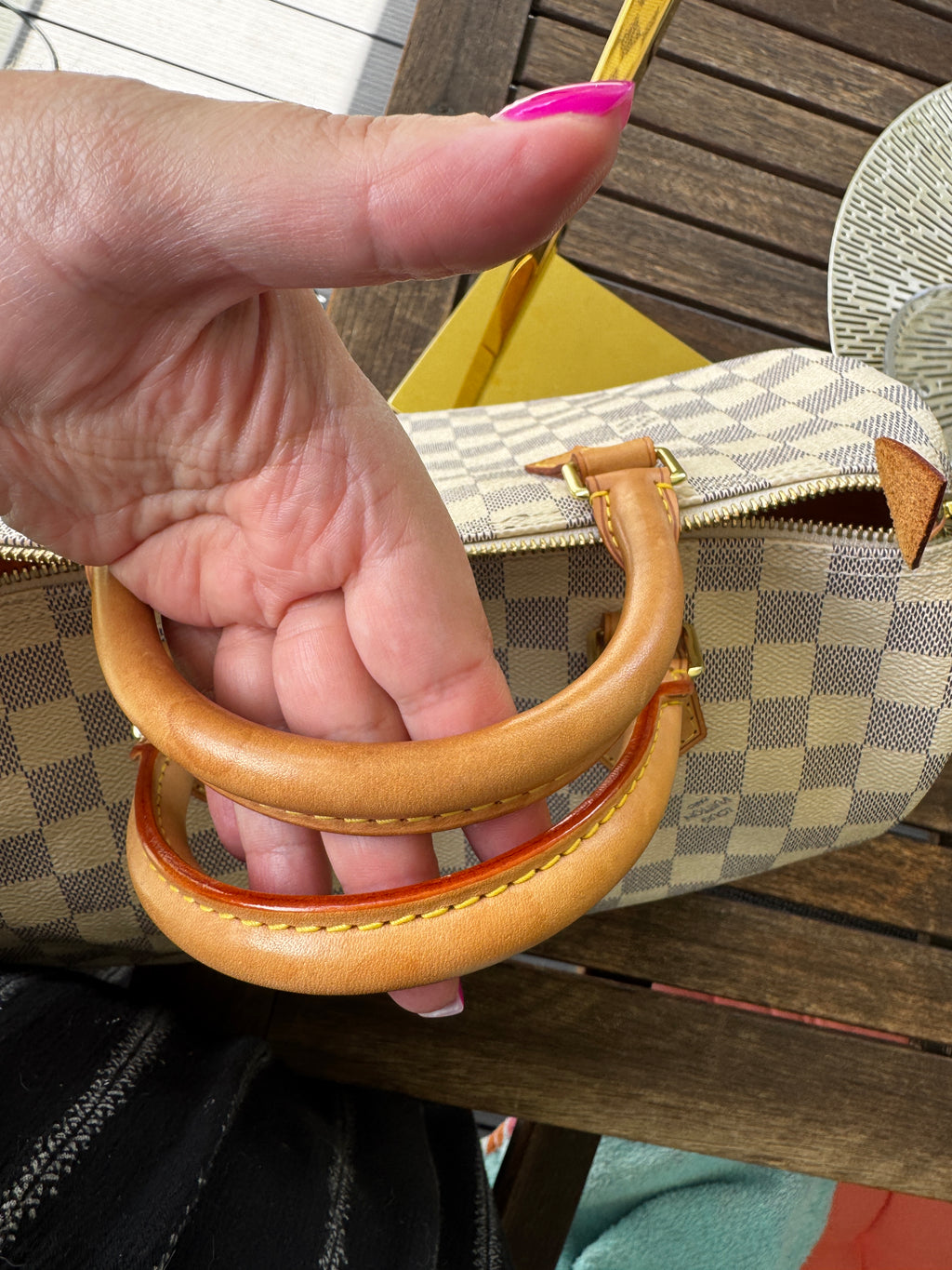 Louis Vuitton Speedy 30 in Tela Damier Azur