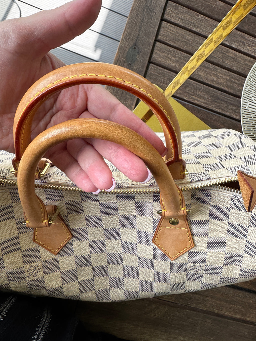 Louis Vuitton Speedy 30 in Tela Damier Azur
