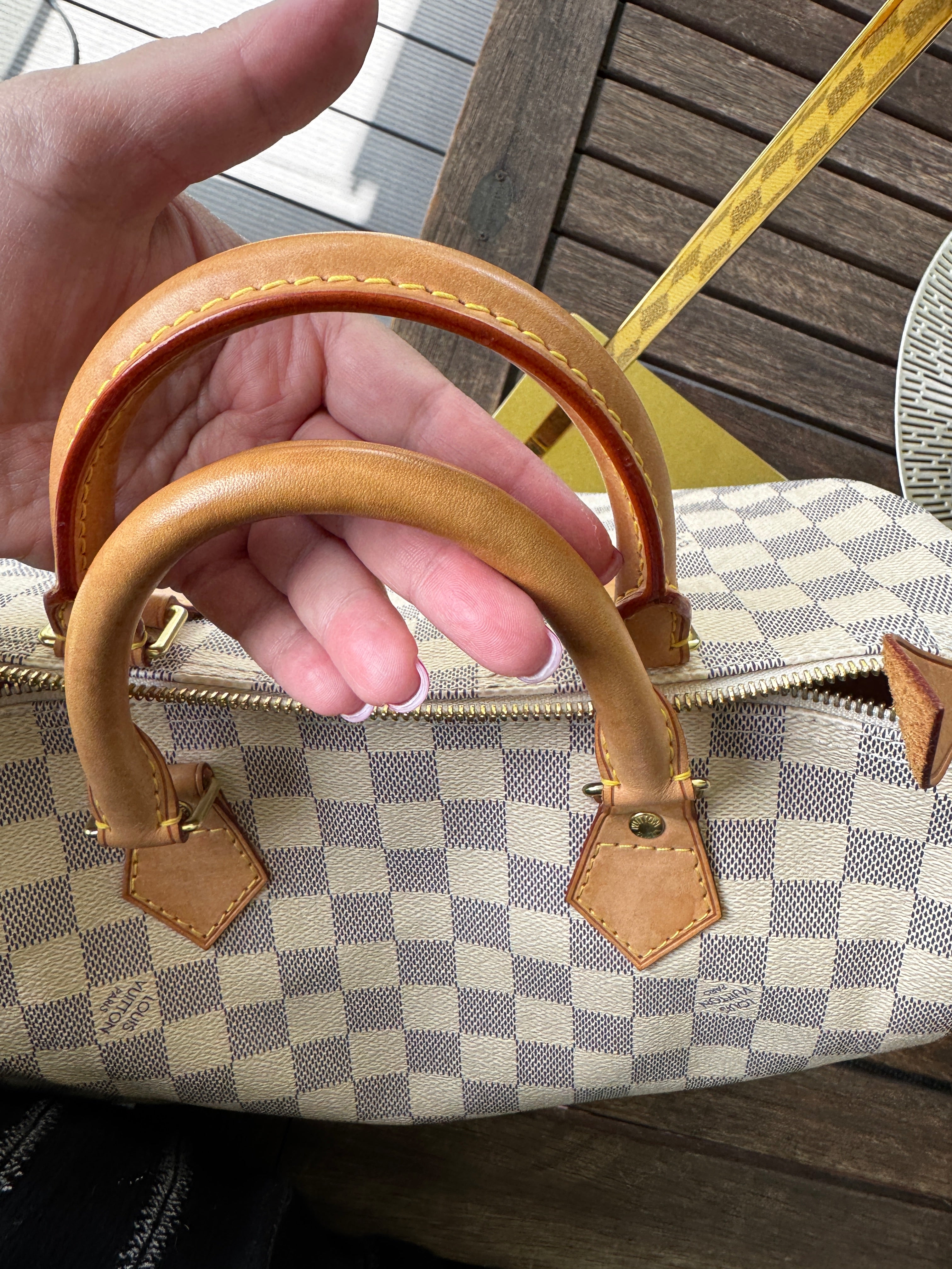 Louis Vuitton Speedy 30 in Tela Damier Azur