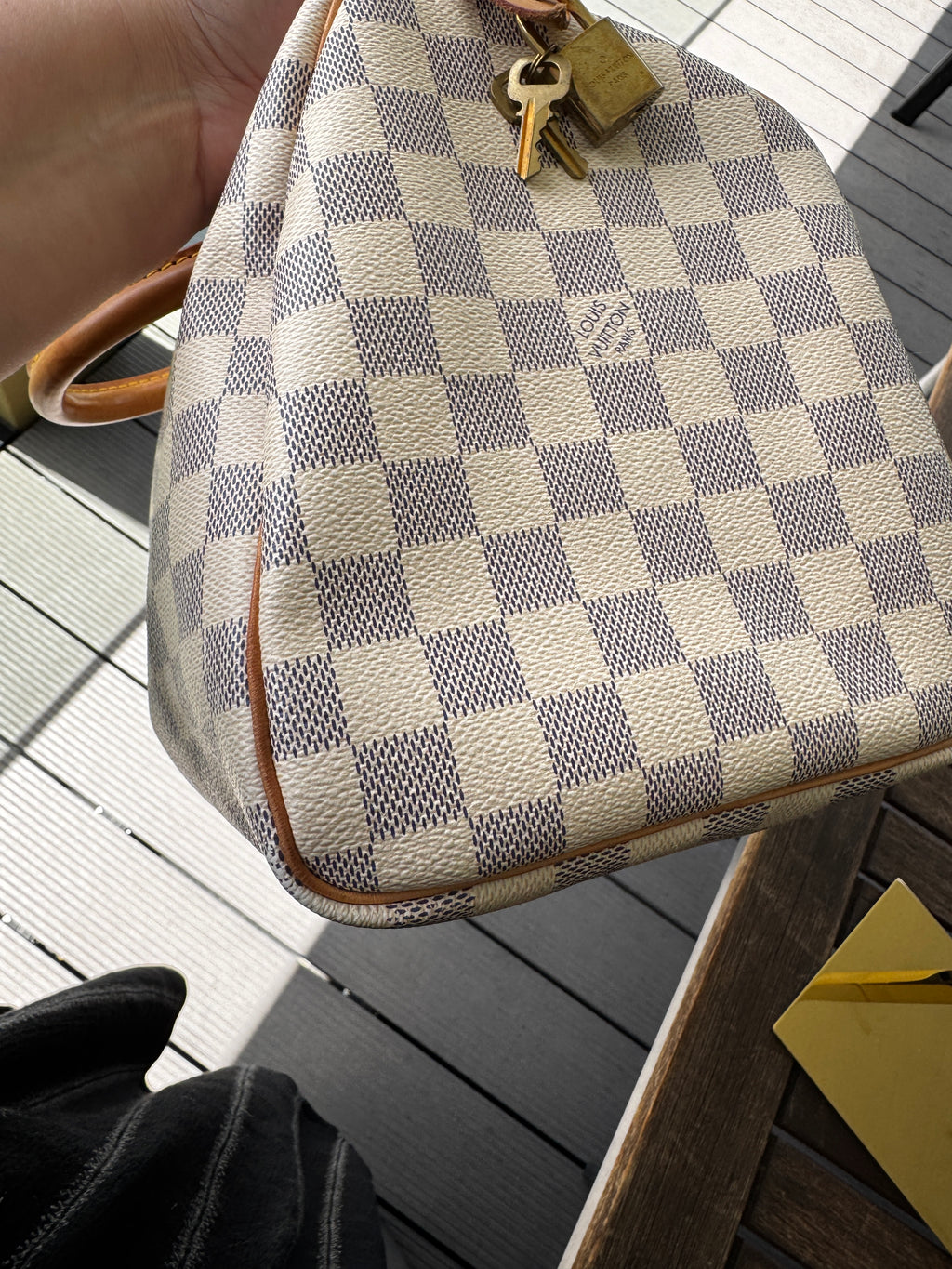 Louis Vuitton Speedy 30 in Tela Damier Azur