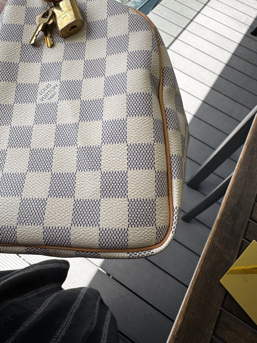 Louis Vuitton Speedy 30 in Tela Damier Azur