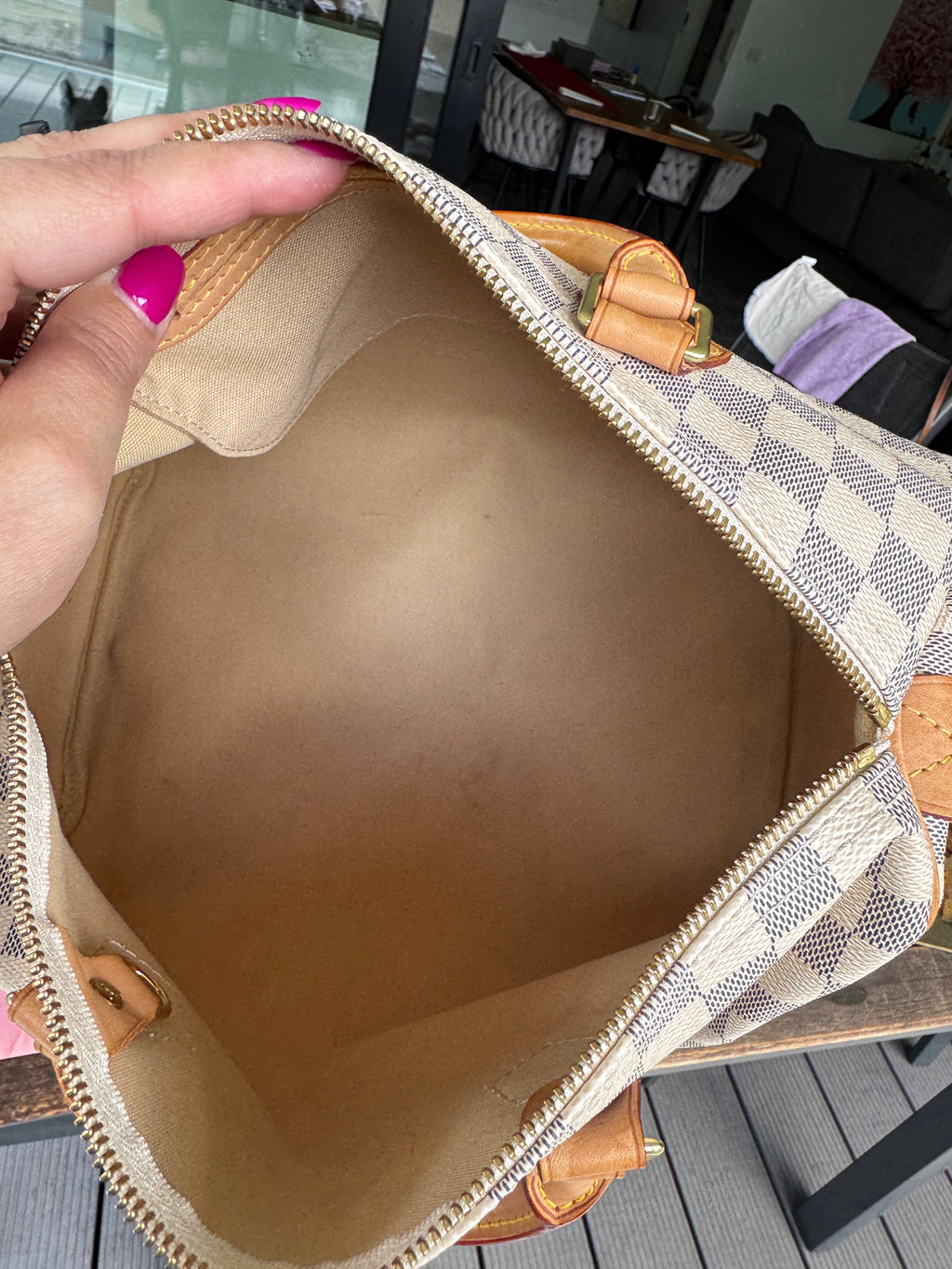 Louis Vuitton Speedy 30 in Tela Damier Azur