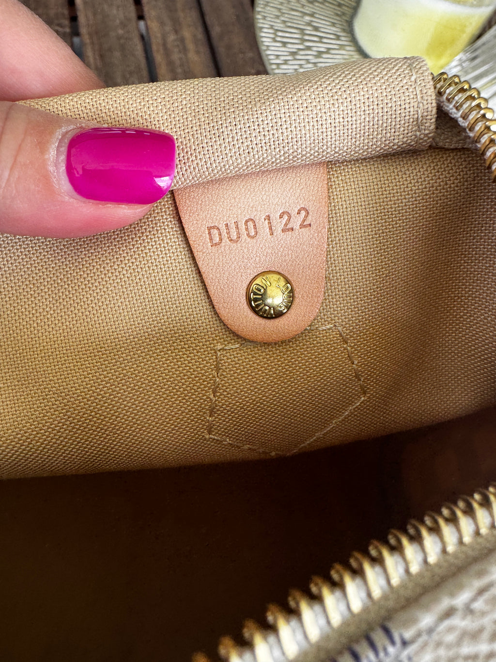 Louis Vuitton Speedy 30 in Tela Damier Azur