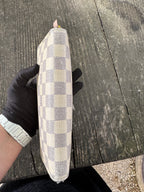 Louis Vuitton Portafogli Clémence in Tela Damier Azur e Interno Rosa Ballerine