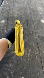Miu Miu Pochette in Pelle Matelassé - Giallo Lime