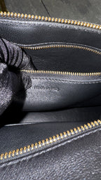 Céline Belt Bag in Pelle - Nero e Blu Notte