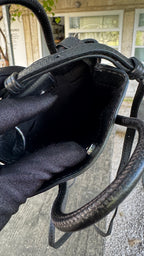Balenciaga Phone Holder in Pelle - Nero
