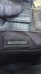Balenciaga Phone Holder in Pelle - Nero