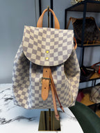 Louis Vuitton Zaino Sperone in Tela Damier Azur