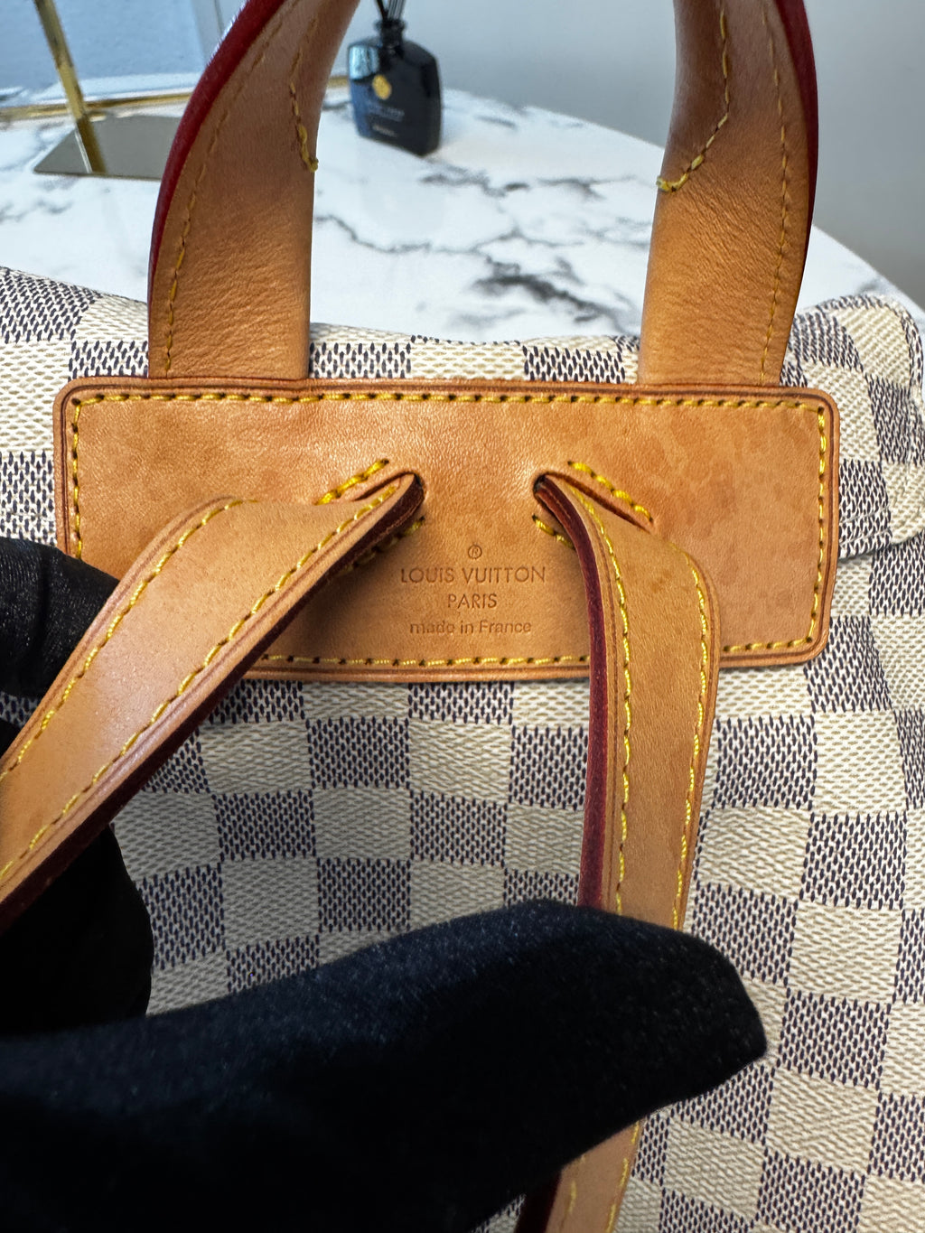 Louis Vuitton Zaino Sperone in Tela Damier Azur