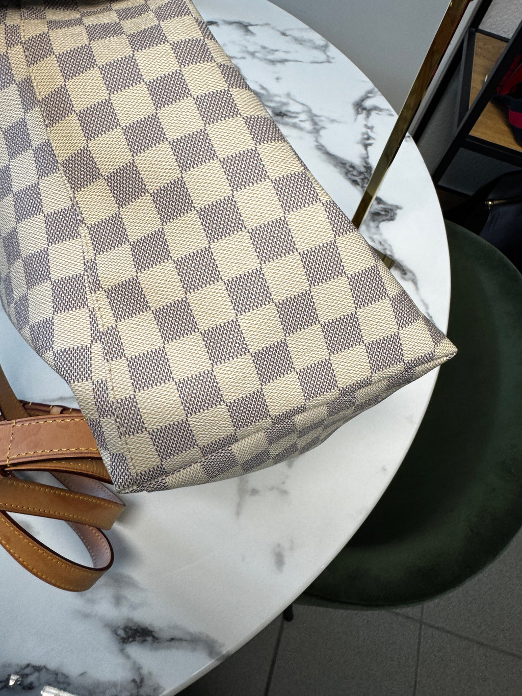 Louis Vuitton Zaino Sperone in Tela Damier Azur