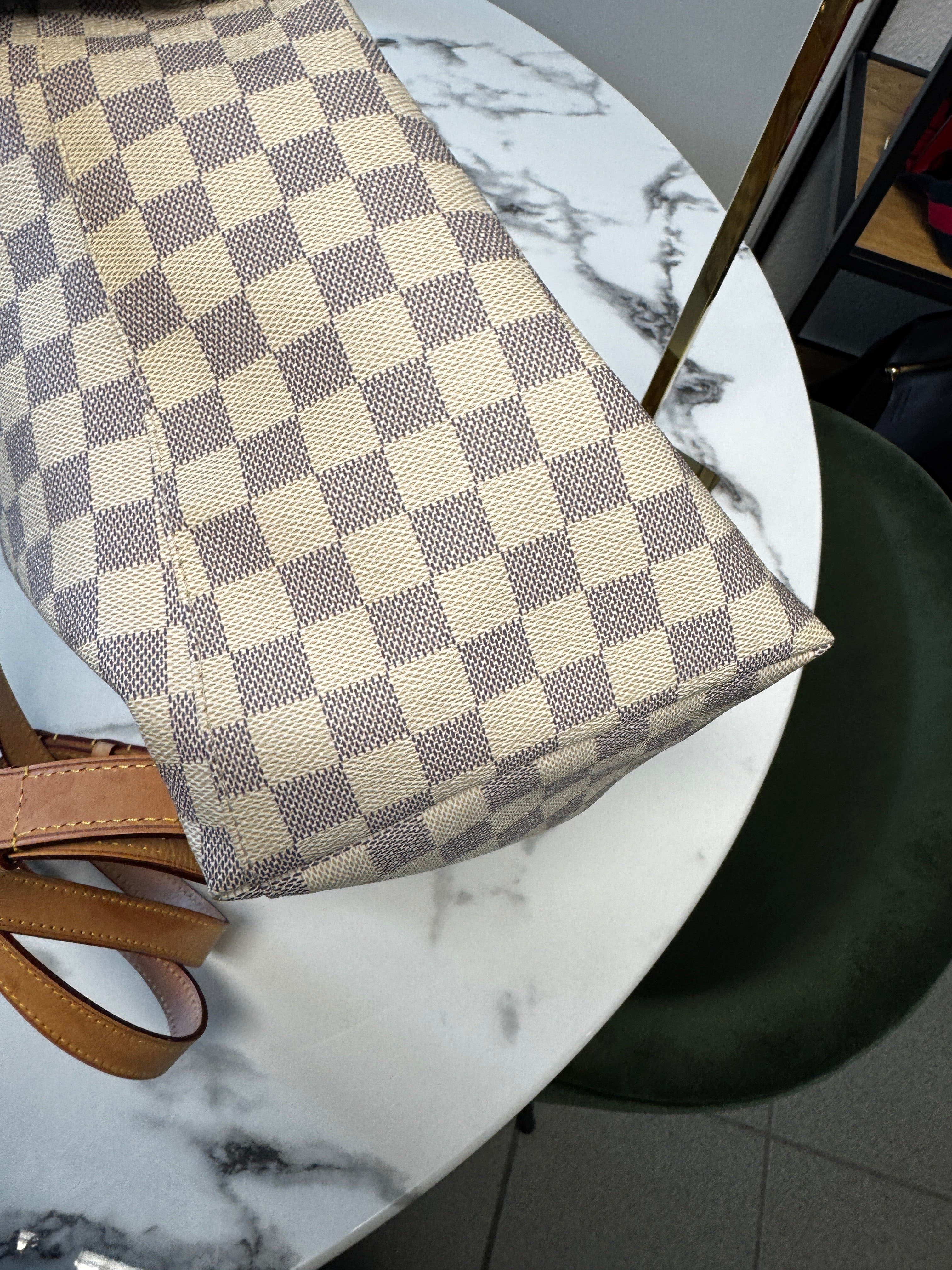 Louis Vuitton Zaino Sperone in Tela Damier Azur