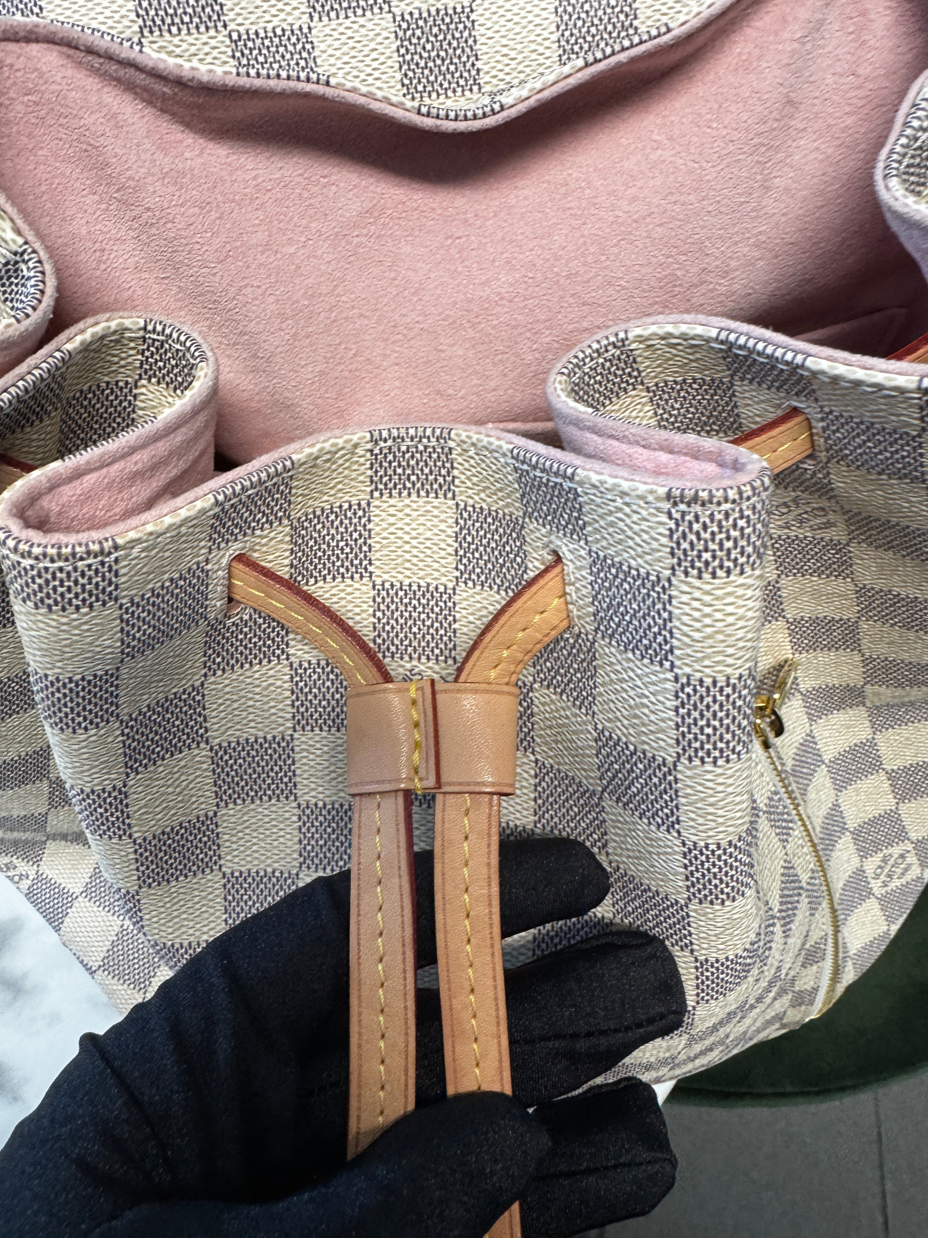 Louis Vuitton Zaino Sperone in Tela Damier Azur