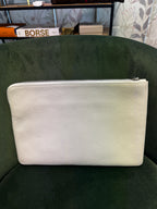Balenciaga Pochette Everyday Medium in Pelle Bianca