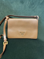 Prada Borsa a Tracolla Double Zip Flap color Cuoio