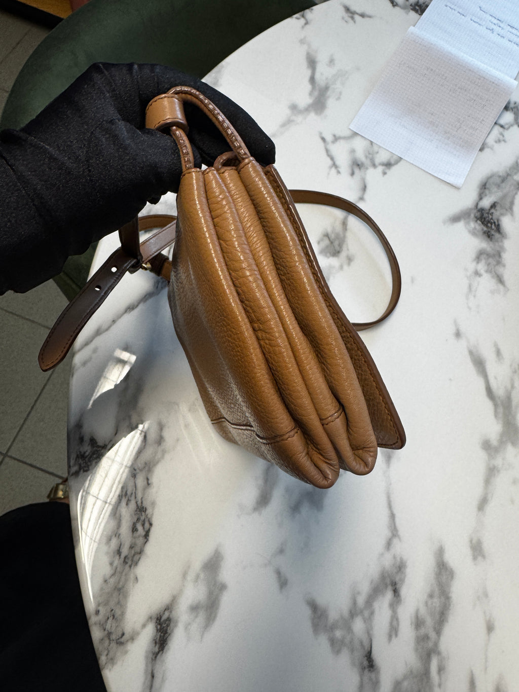 Prada Borsa a Tracolla Double Zip Flap color Cuoio