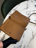 Prada Borsa a Tracolla Double Zip Flap color Cuoio