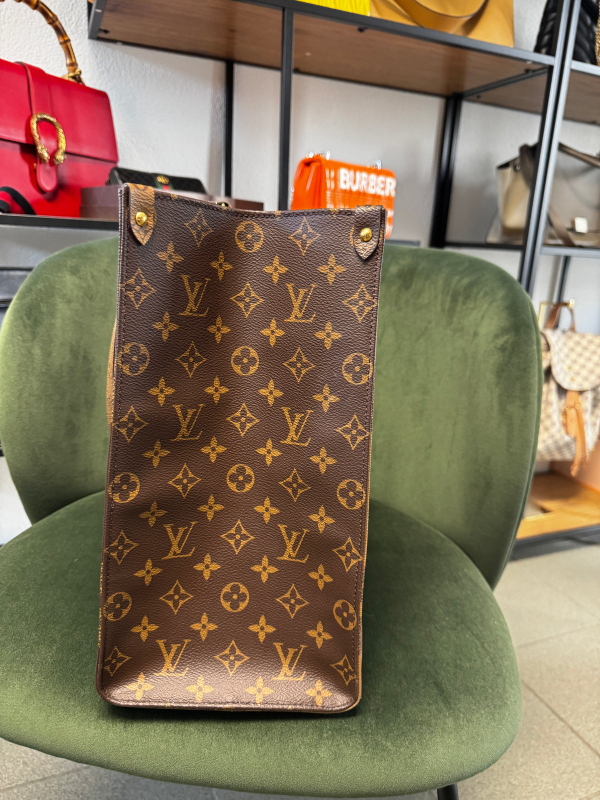 Louis Vuitton Tote Onthego GM in Tela Monogram e Monogram Reverse