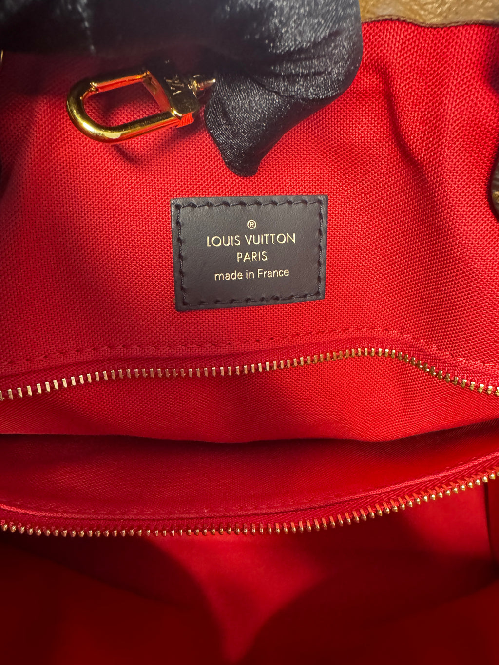 Louis Vuitton Tote Onthego GM in Tela Monogram e Monogram Reverse