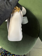 Louis Vuitton New Wave Multi Pochette in Pelle Trapuntata - Bianco Ghiaccio