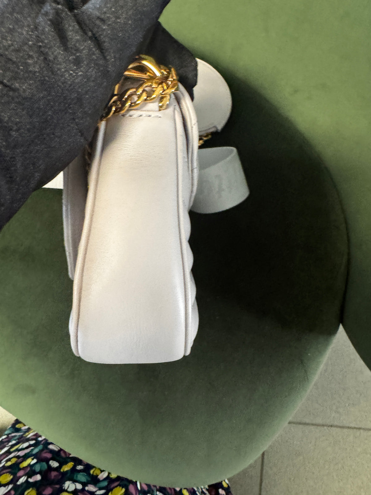 Louis Vuitton New Wave Multi Pochette in Pelle Trapuntata - Bianco Ghiaccio
