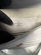 Louis Vuitton New Wave Multi Pochette in Pelle Trapuntata - Bianco Ghiaccio