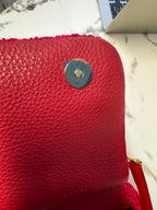 Dolce & Gabbana Miss Sicily Small in Pizzo e Pelle - Rosso Sicilia
