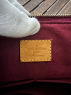 Louis Vuitton Pallas MM in Tela Monogram e Pelle di Vitello Aurore