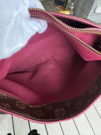Louis Vuitton Pallas MM in Tela Monogram e Pelle di Vitello Aurore