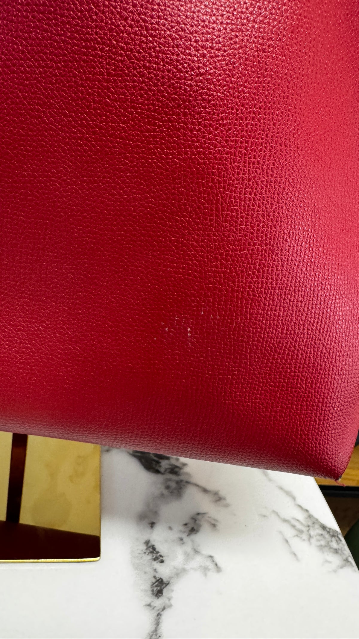 Fendi Shopper Vienna in Pelle con Logo F e Pochette - Rosso