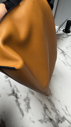 Loewe Flamenco Clutch 30 cm in Nappa di Vitello Warm Desert / Cuoio