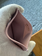 Portacarte Prada in Pelle Saffiano - Rosa Cipria