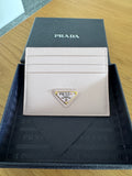 Portacarte Prada in Pelle Saffiano - Rosa Cipria