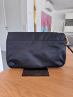 Givenchy Pochette con Borchie in Nylon e Pelle - Nero