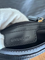 Givenchy Pochette con Borchie in Nylon e Pelle - Nero