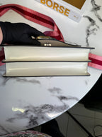 Gucci Naga Dragon Shoulder Bag in Pelle - Multicolor e Satin Rosa e Bordeaux