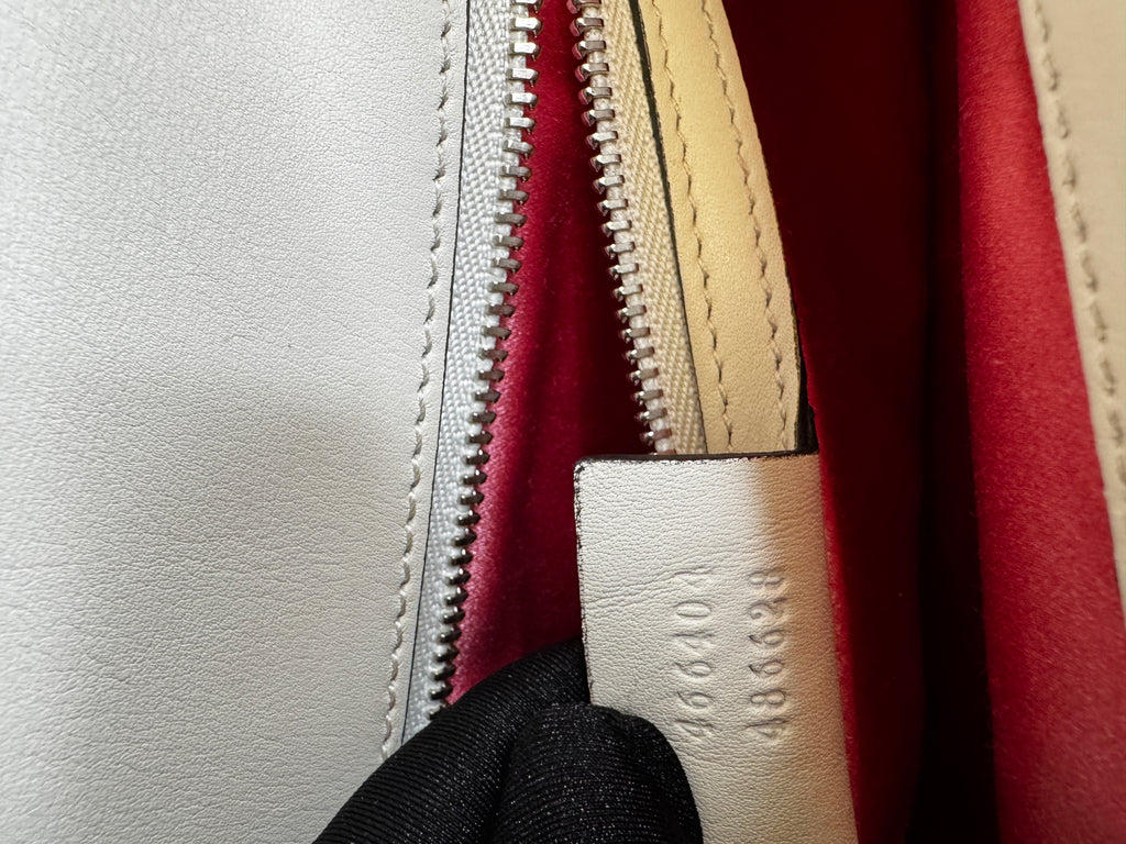 Gucci Naga Dragon Shoulder Bag in Pelle - Multicolor e Satin Rosa e Bordeaux