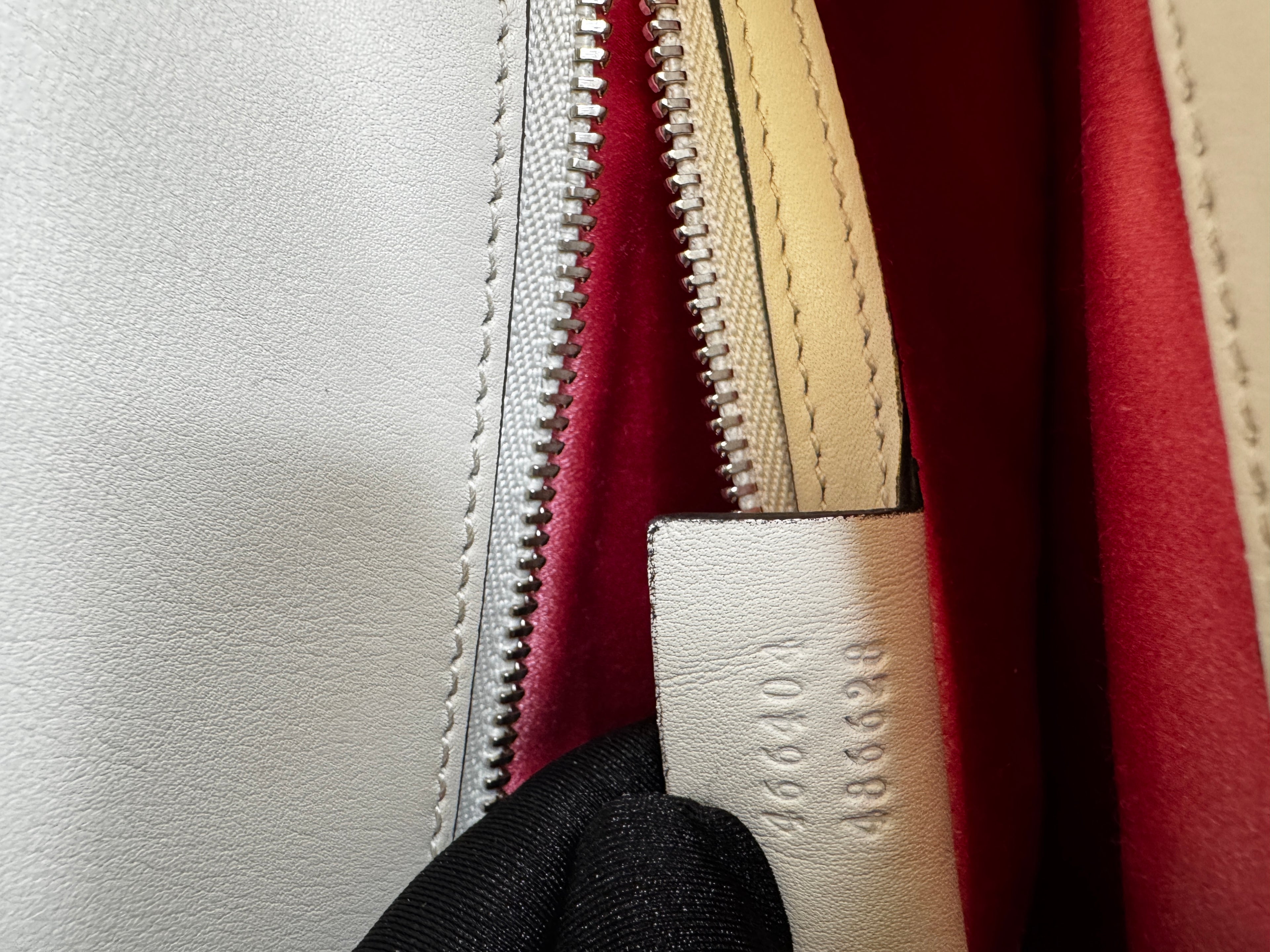 Gucci Naga Dragon Shoulder Bag in Pelle - Multicolor e Satin Rosa e Bordeaux