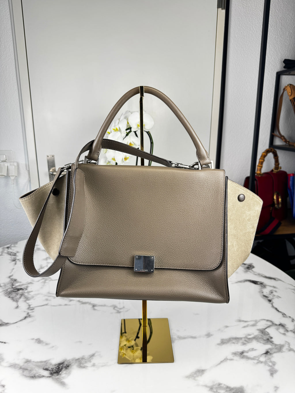 Céline Trapèze Taupe