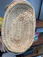 Givenchy Voyou Basket Small in Paglia e Pelle - Off-White